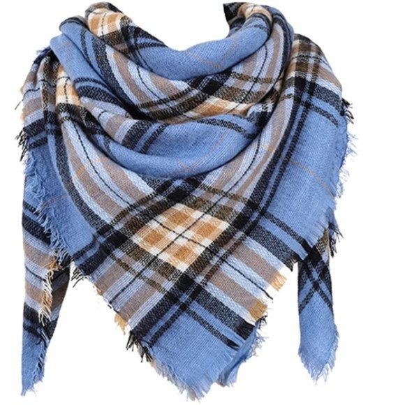 C.C. Boutique Accessories - NWT Oversized Tartan Plaid Cashmere Blanket Scarf
